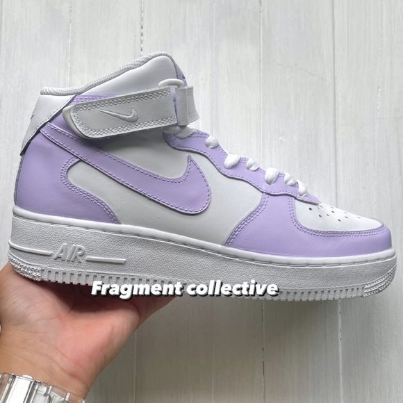 Nike Air Force 1 Lilac Custom - Picture 2 of 6